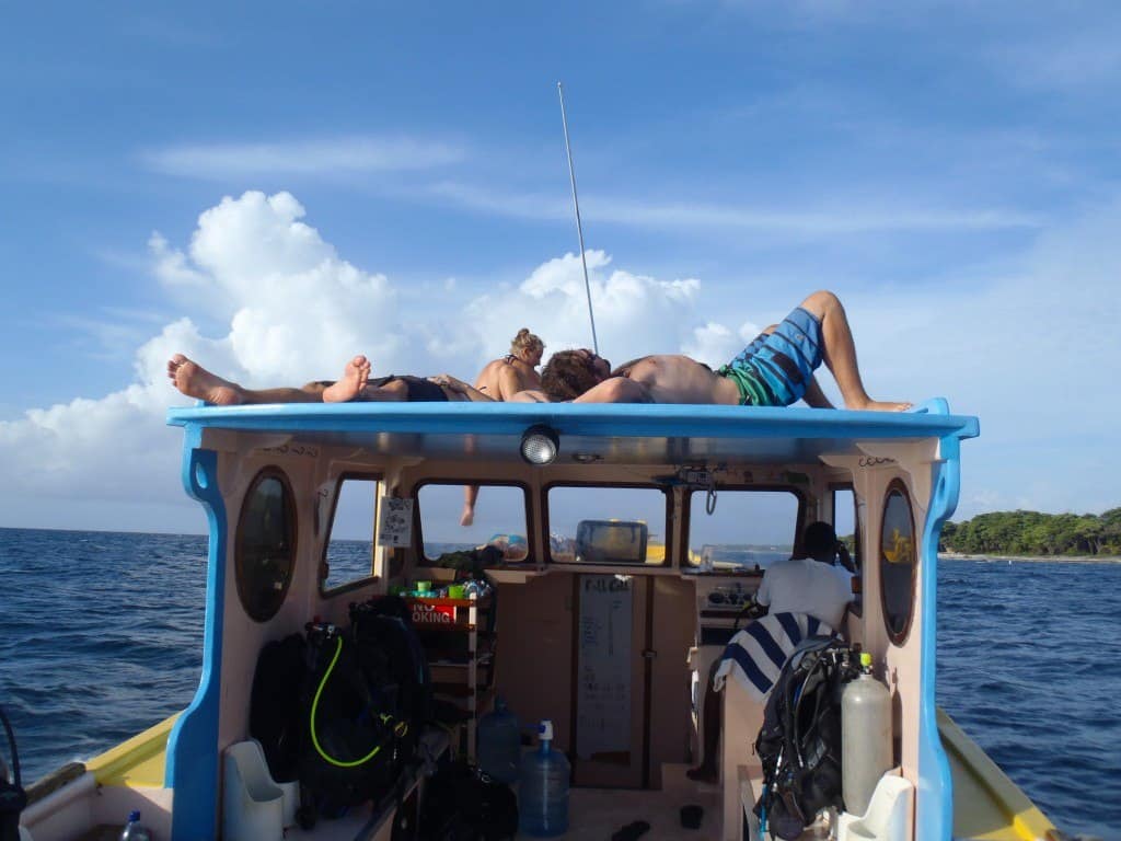 Boat Utila Honduras