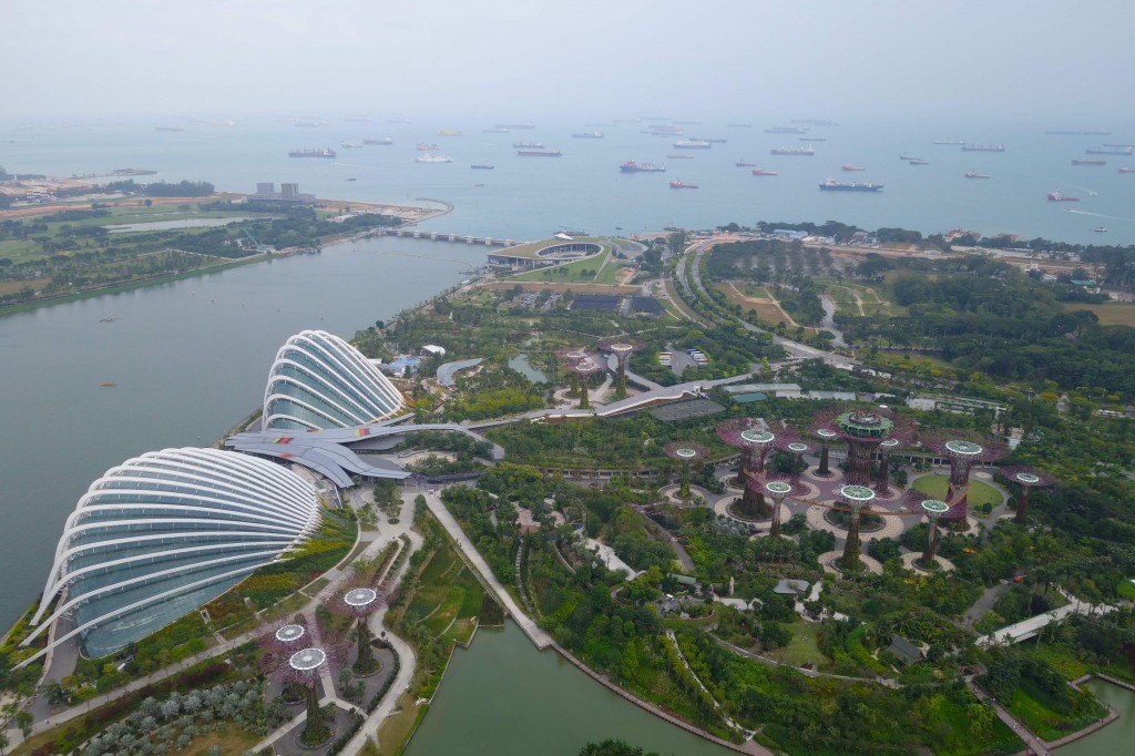 Marina Bay Sands View Backpacking In Singapore On A Budget