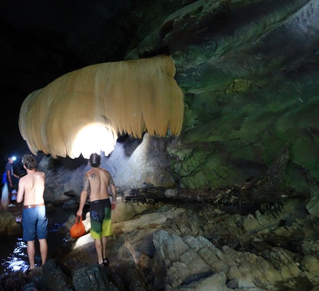 An Interesting Formation Inside The Cave. Khao Sok