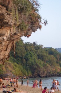 Ton Sai Bay Beach Rock Climbers