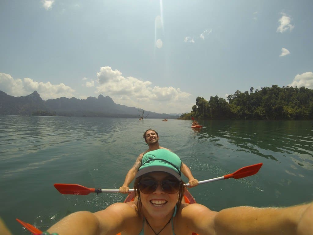 All Smiles Out On The Lake. Khao Sok