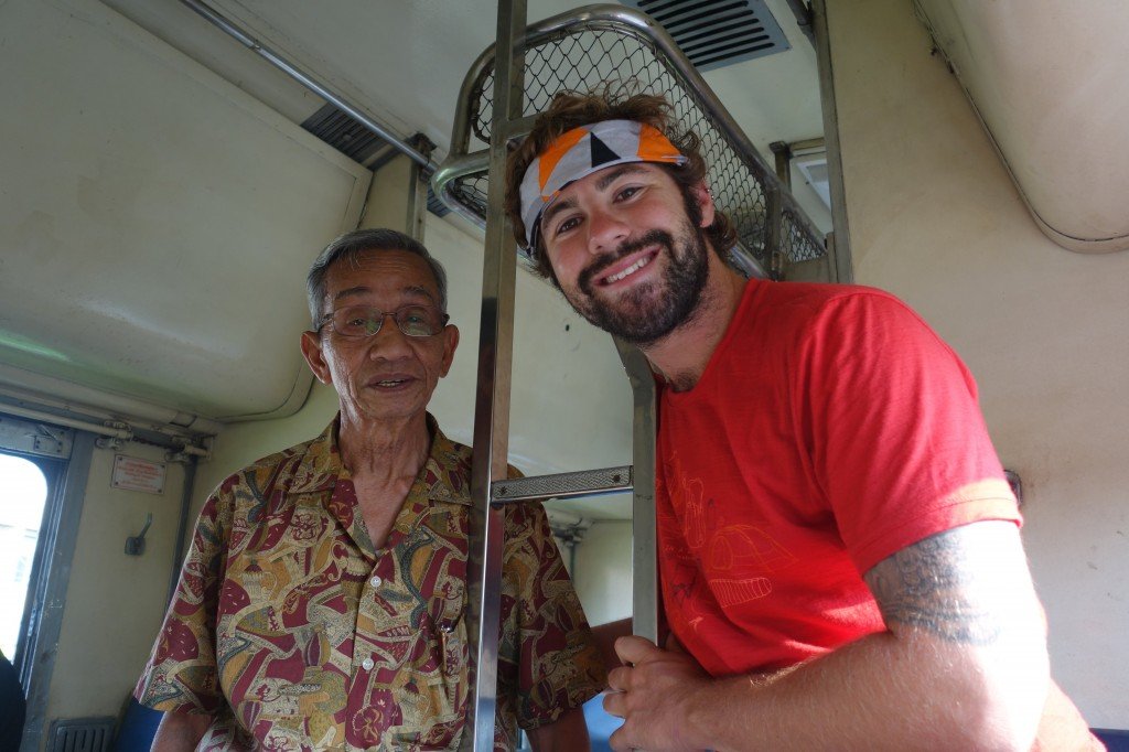 Jazza And The Friendly Thai Man. Chumphon To Bangkok Train