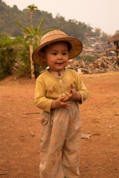 Kid With A Cool Hat Hsipaw Trekking