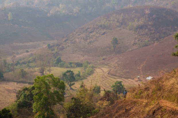 The View Over The Valley During Our Hike. Hsipaw Trekking