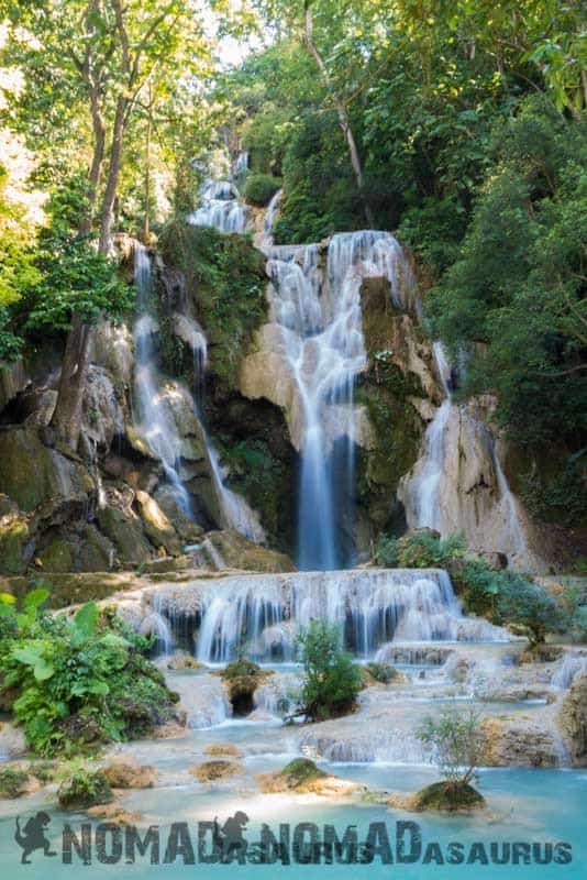 Big Waterfall Kuang Si Luang Prabang