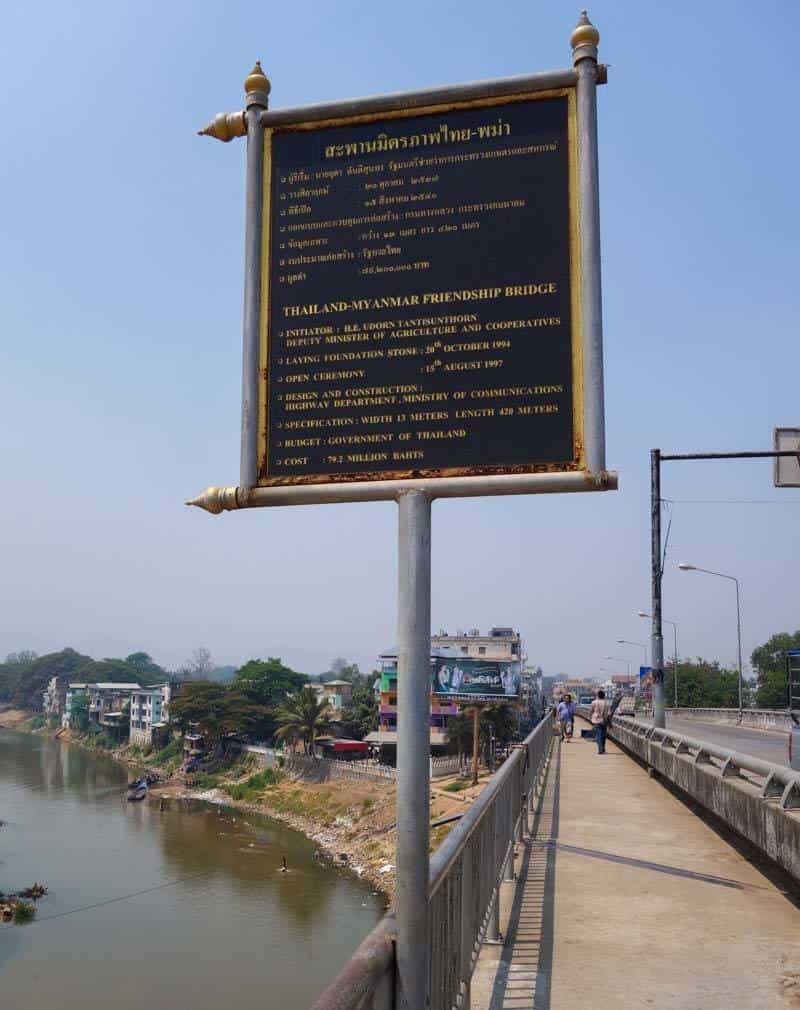 Myawaddy Mae Sot Friendship Bridge