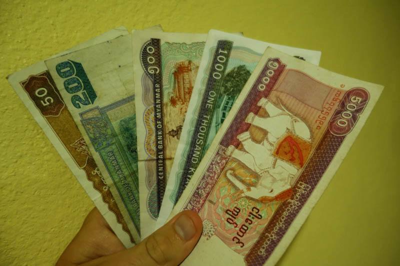 Money In Myanmar