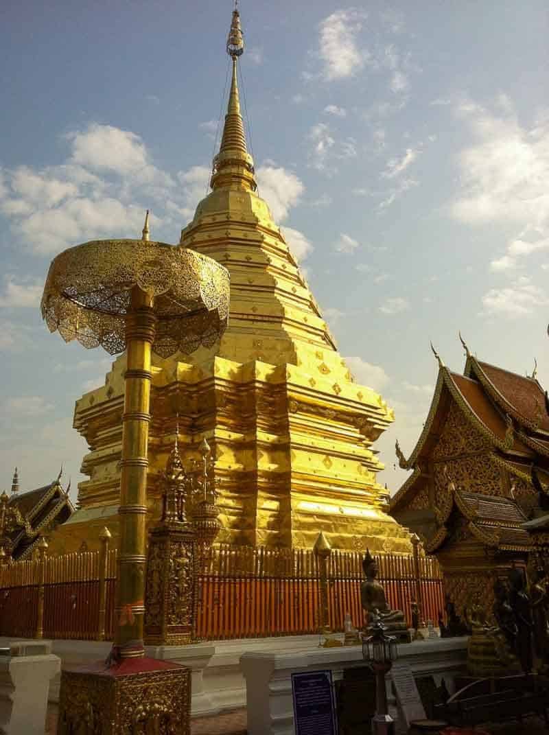 Wat Doi Suthep Vipassana Meditation Course Chiang Mai Thailand