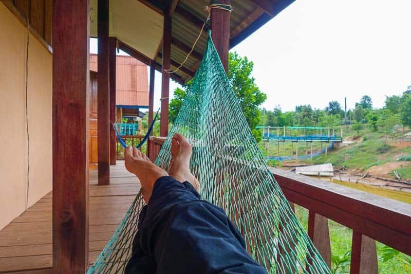 Hammock Time Thakhek Loop Motorcycle Scooter Laos