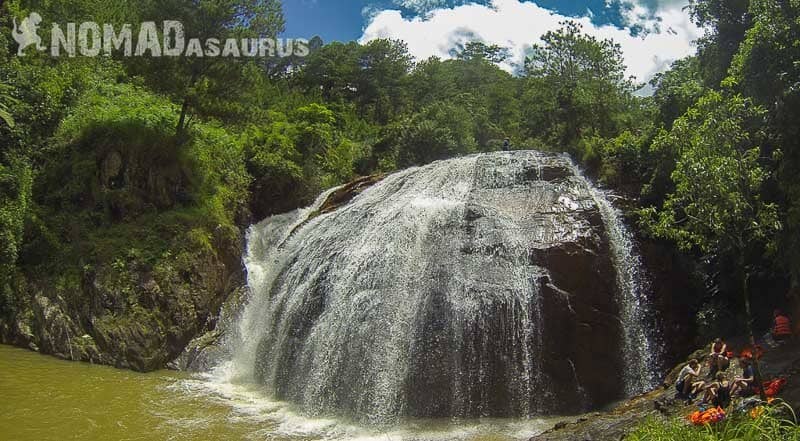 Waterfall. Canyoning In Dalat.