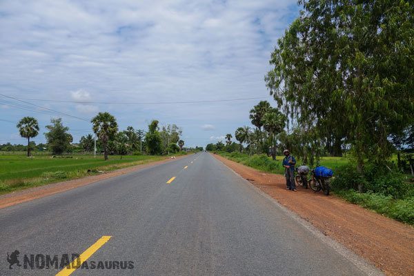 Cambodia Motorcycle Adventure Siem Reap To Kampog Thom Nice Road