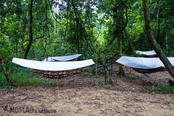 The sentiment equally nosotros left Tan Hoa hamlet in addition to the river nosotros had to traverse early inwards our trek Tu Lan Cave Trekking Tour Photo Essay