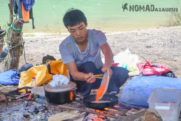 Chef Breakfast Tu Lan Caves Oxalis Expedition 