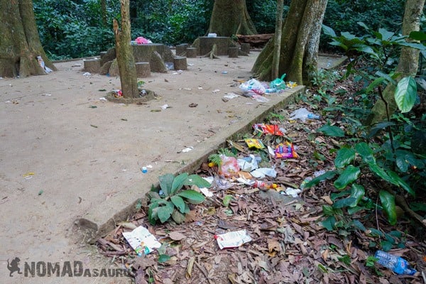 Off Path Cuc Phuong National Park Waste Litter Trash