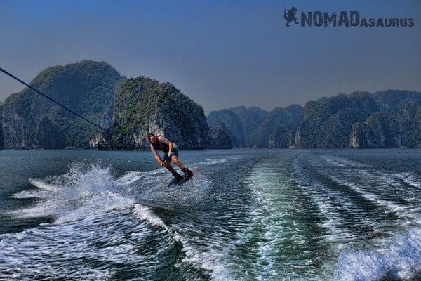 Jazza Wakeboarding Halong Bay Vietnam Image Wonder Of The World