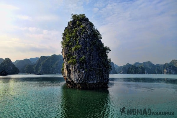 Limestone Monolith Halong Bay Vietnam Image Wonder Of The World