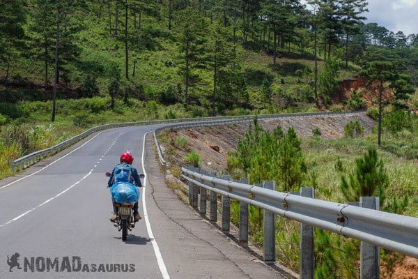 Riding Motorbikes Road From Dalat To Nha Trang