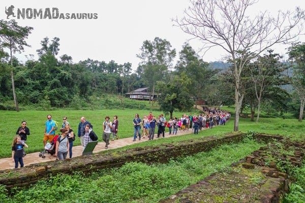 Crowds My Son Vietnam Ruins Cham Culture Unesco Hoi An Vietnam