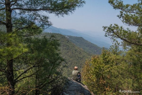 View Hiking Mount Cangshan Dali Yunnan China