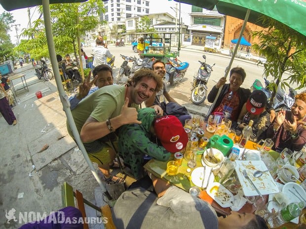 Myanmar Man Drunk Travelling With A Hangover Sucks
