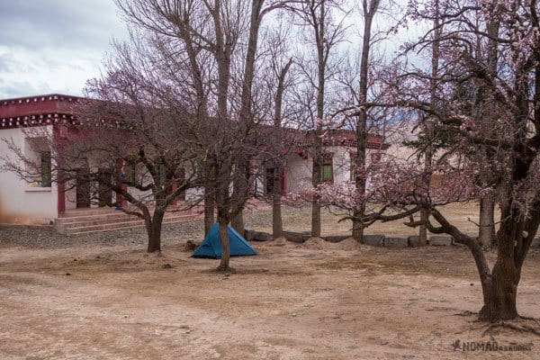 Darjay Gompa Monastery Camping Accommodation Tibet Overland Route Shangri La To Chengdu Kham Province Travel