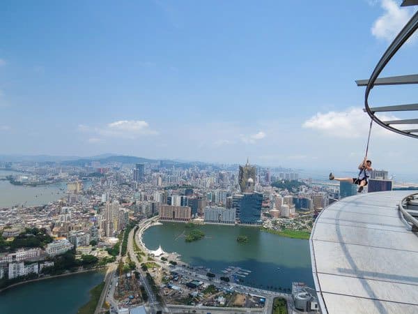 Skywalk Macau Tower Aj Hackett Best Thing To Do In Macau