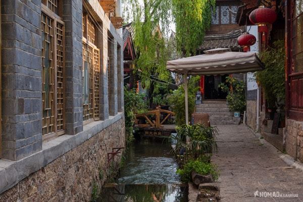 Quiet Alley Lijiang Yunnan China