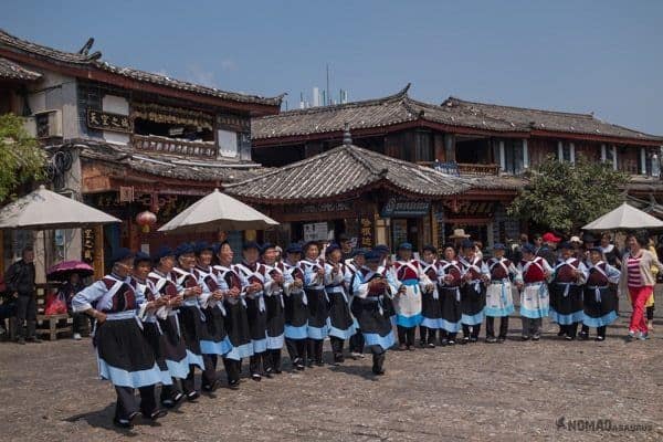 Dancing Women Lijiang Yunnan China