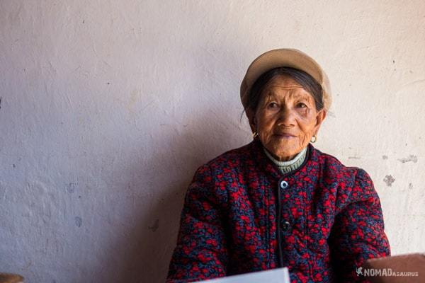 Grandma Liu Baisha Village Lijiang Yunnan China