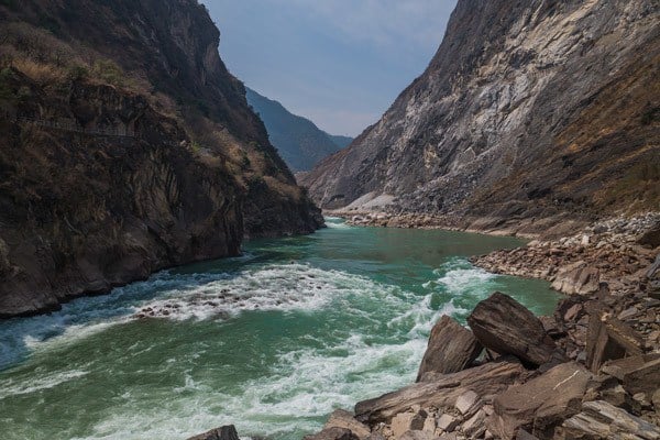 Upper Gorge Jinsha River Tiger Leaping Gorge Trekking Guide Yunnan China