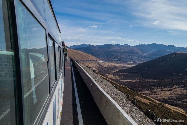 Bus View Tibet Overland Shangri La To Chengdu