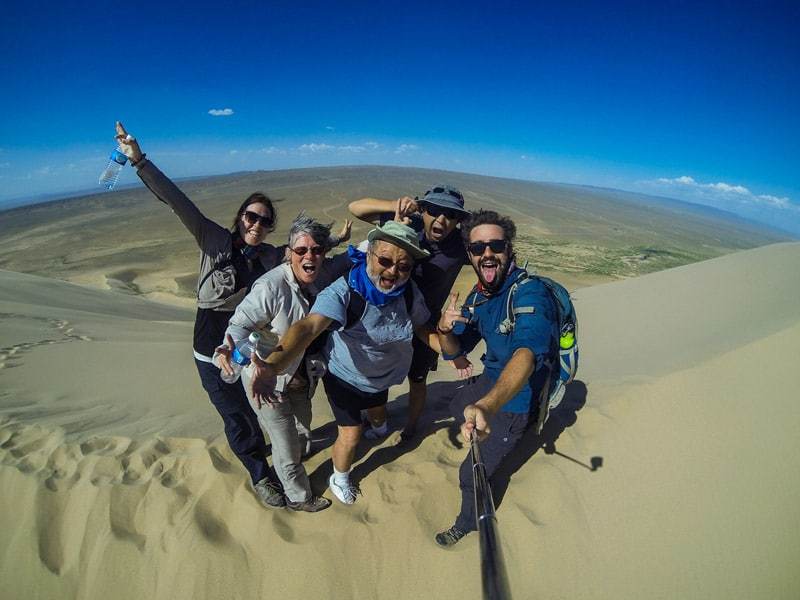 Riding Camels Gobi Desert Khongor Sand Dunes Selena Travel Tour