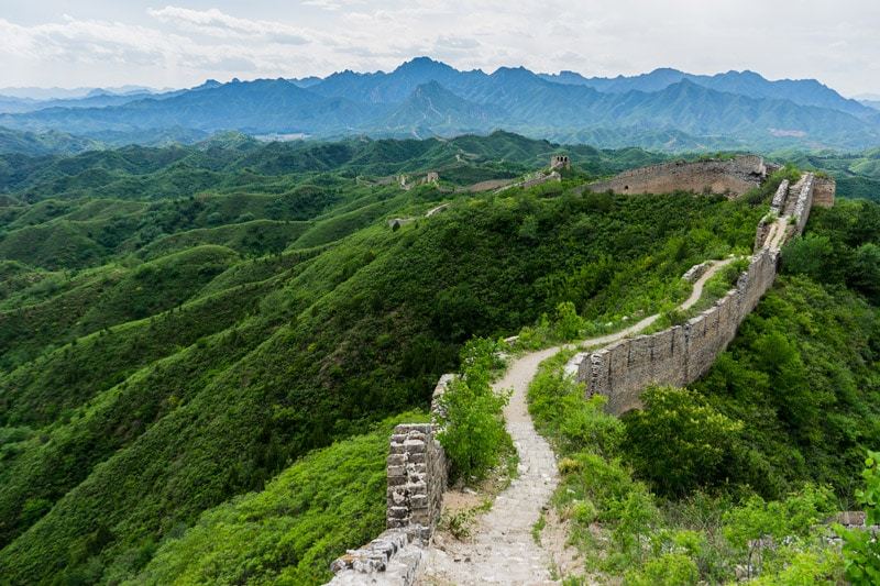 Gubeikou Section Camping On The Great Wall Of China