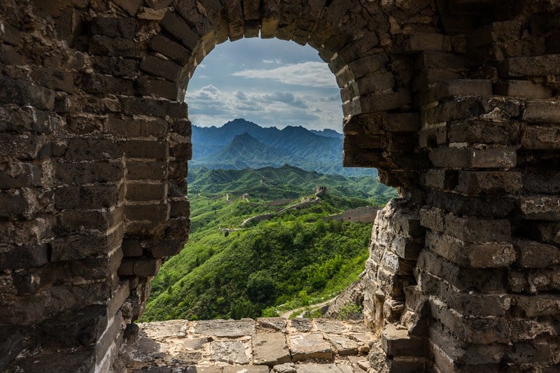 Watch Tower View Gubeikou Camping On The Great Wall Of China