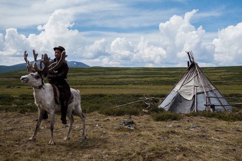Tsaatan People Dukha Reindeer Herders Mongolia
