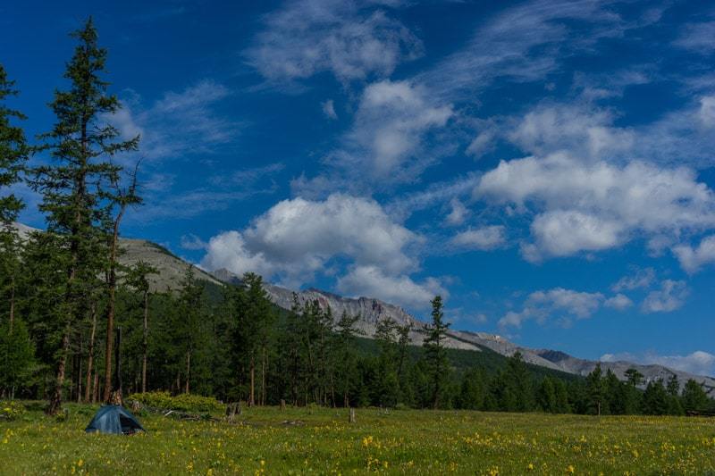 Camping In Khovsgol Lake