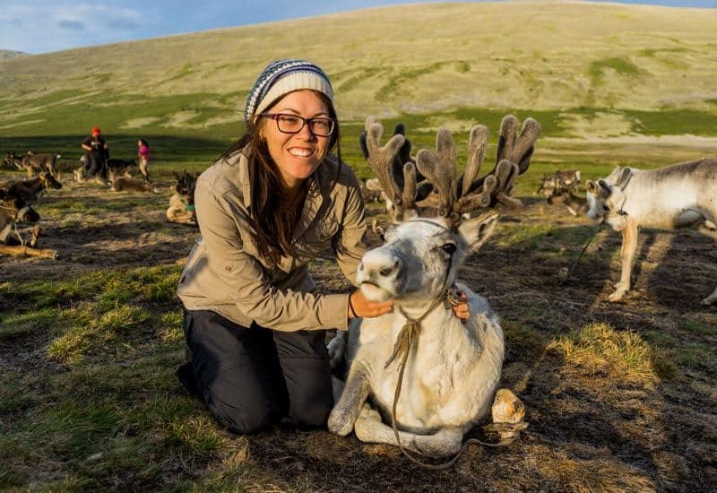 Young Girl Tsaatan Dukha Reindeer Herders Mongolia Mongolia’s Mystical Tsaatan Reindeer People