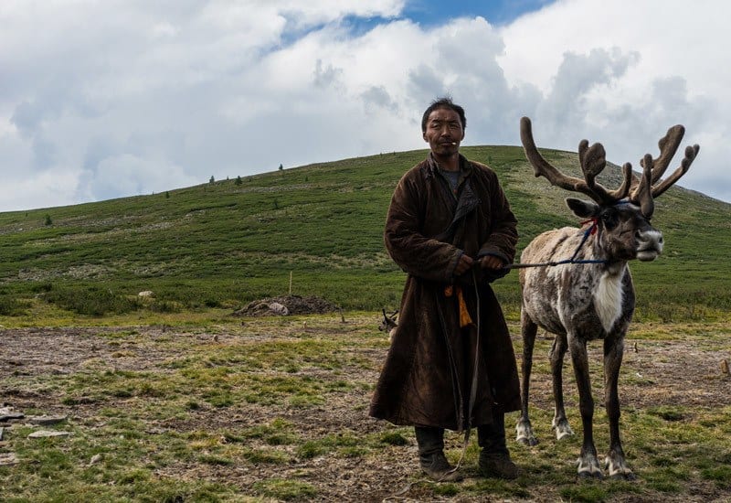 Tsaatan People Dukha Reindeer Herders Mongolia