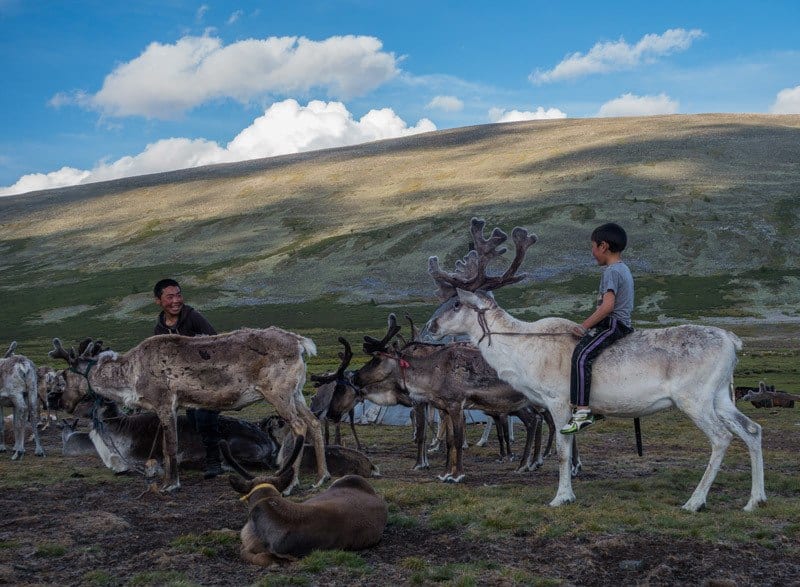 Tsaatan People Dukha Reindeer Herders Mongolia