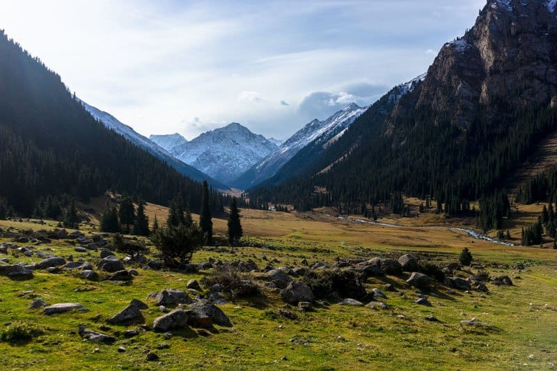 Hiking Altyn Arashan Valley Hot Springs Kyrgyzstan