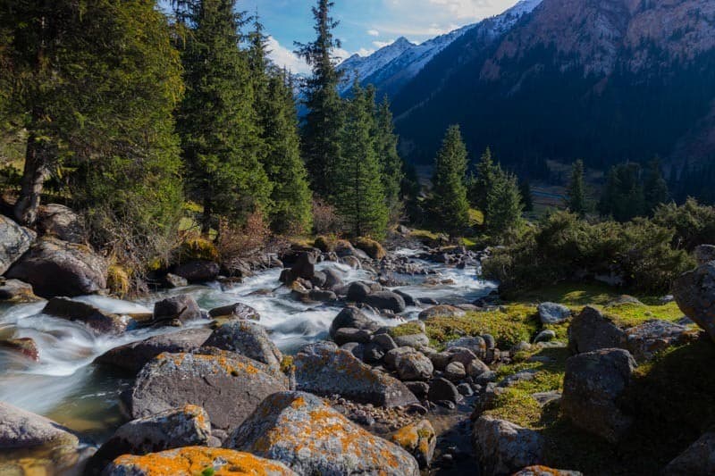 Hiking Altyn Arashan Valley Hot Springs Kyrgyzstan