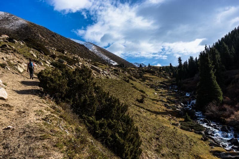 Hiking Altyn Arashan Valley Hot Springs Kyrgyzstan