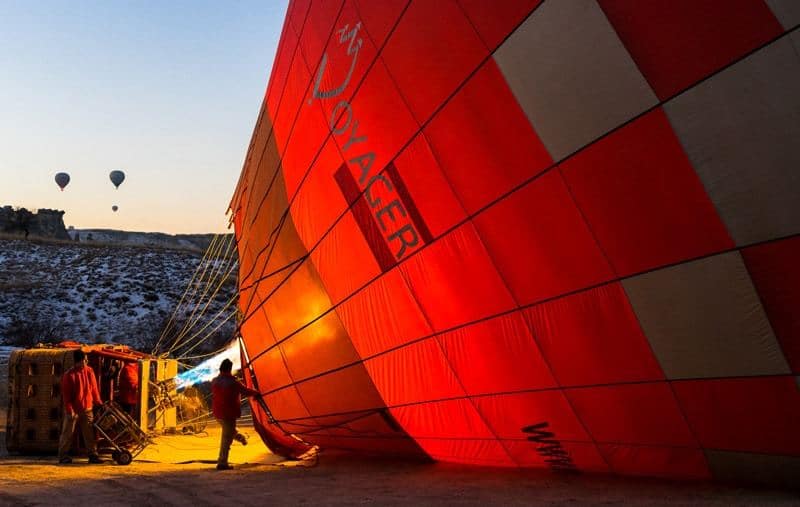 Hot Air Balloon In Cappadocia