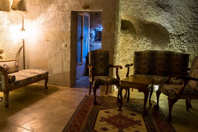 Sitting Area Best Accommodation In Goreme Cappadocia Imperial Cave Hotel