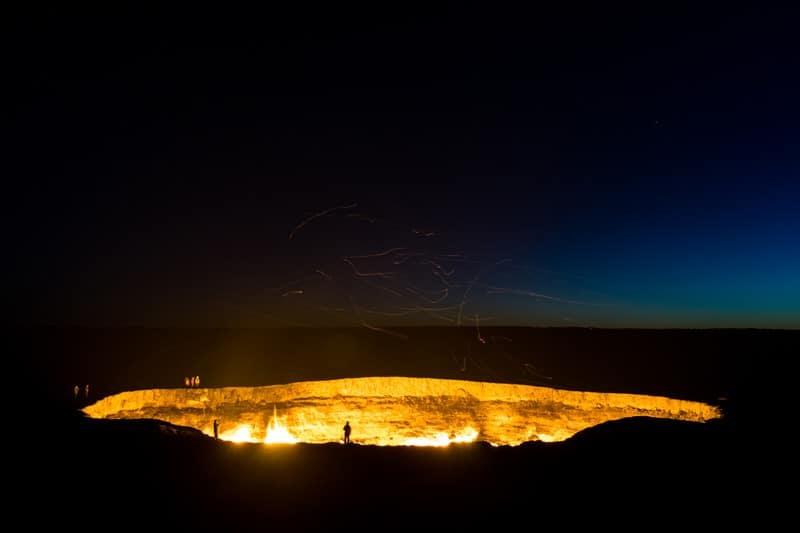 Darvaza Gas Crater Camping At The Door To Hell Turkmenistan