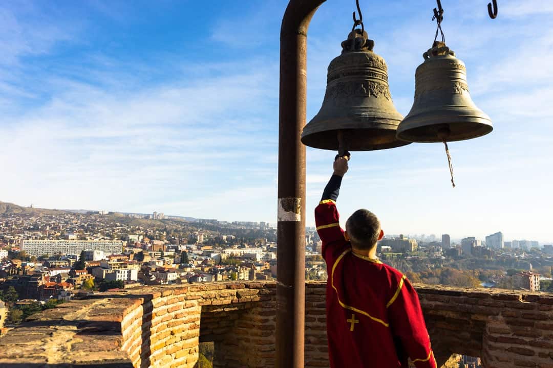 Church Bells Street Photography In Tbilisi