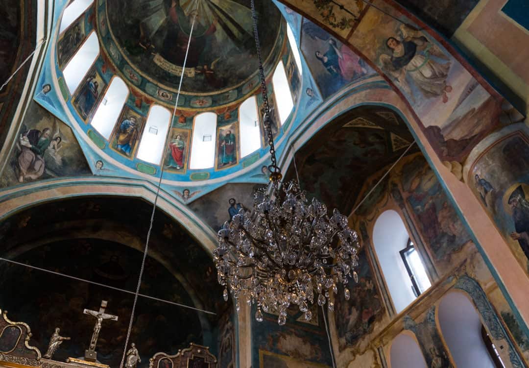 Church Interior Street Photography In Tbilisi