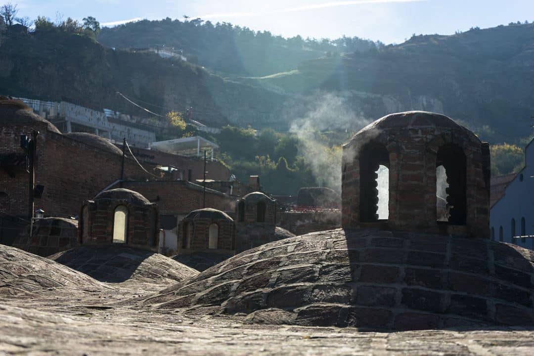 Royal Bath House Street Photography In Tbilisi