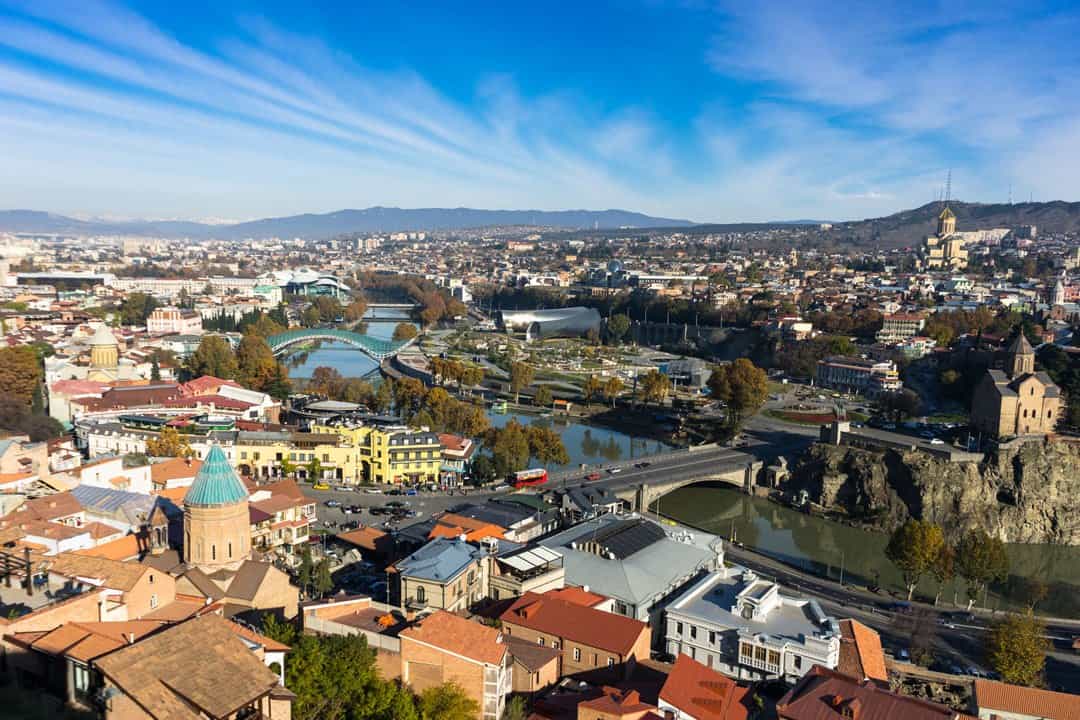 Metekhi View Street Photography In Tbilisi