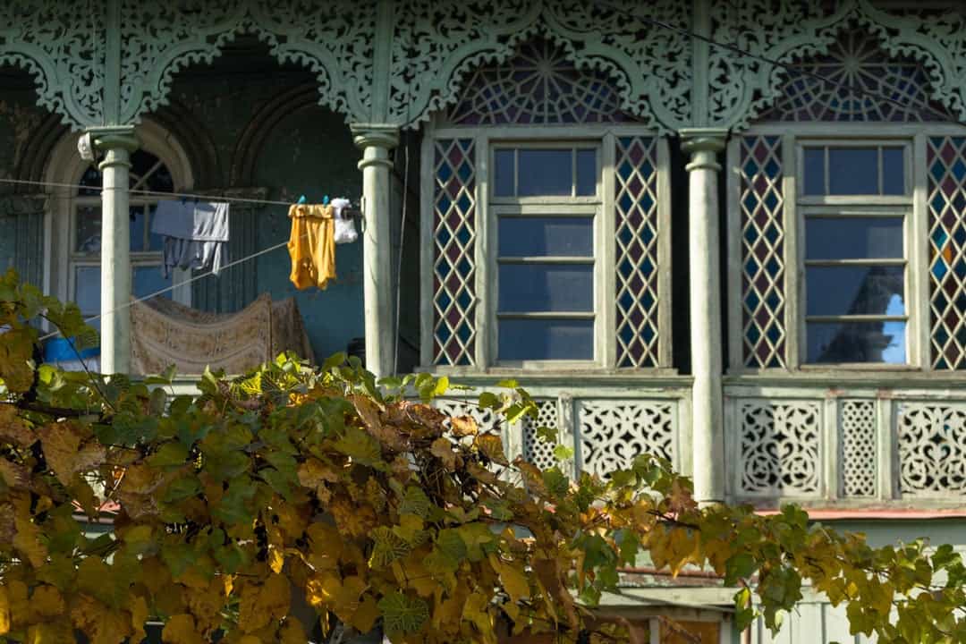 Balcony House Street Photography In Tbilisi